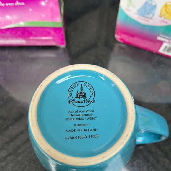 Little Mermaid Lot Sparkling Princess Doll Squinkies & Vintage Coffee Cup 1988 - Picture 9 of 9